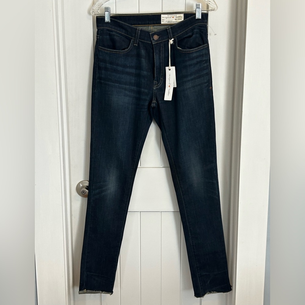 NWT Imogene and Willie Virginia Dark Blue Denim Cigarette Slim Jeans Size 28